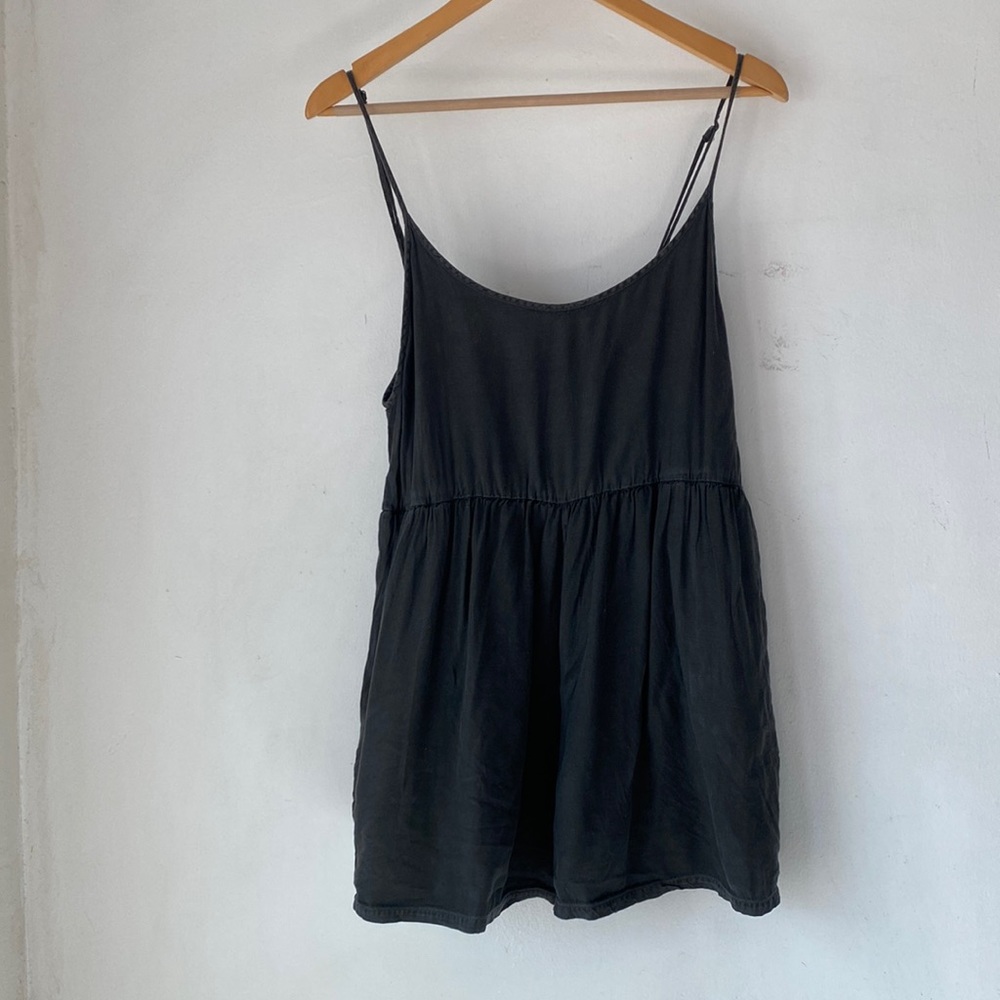 Billabong Black Spaghetti Strap Romper Dress